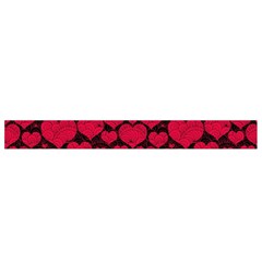 Valentines Day Hearts Pattern Love Red Waist Pouch (Small) from ArtsNow.com Bottom