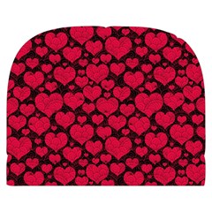 Valentines Day Hearts Pattern Love Red Make Up Case (Small) from ArtsNow.com Back