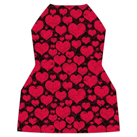 Valentines Day Hearts Pattern Love Red Women s Long Sleeve Raglan T Back