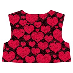 Valentines Day Hearts Pattern Love Red Kids  Midi Sailor Dress from ArtsNow.com Back Top