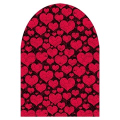 Valentines Day Hearts Pattern Love Red Microwave Oven Glove from ArtsNow.com Front