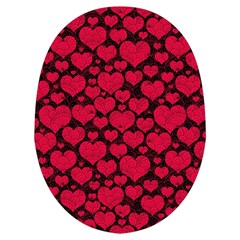 Valentines Day Hearts Pattern Love Red Microwave Oven Glove from ArtsNow.com Palm