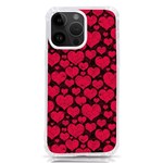 Valentines Day Hearts Pattern Love Red iPhone 14 Pro Max TPU UV Print Case