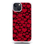 Valentines Day Hearts Pattern Love Red iPhone 13 TPU UV Print Case