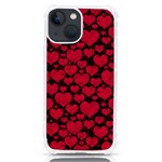 Valentines Day Hearts Pattern Love Red iPhone 13 mini TPU UV Print Case