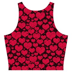 Valentines Day Hearts Pattern Love Red Cut Out Top from ArtsNow.com Back