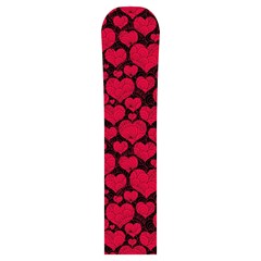 Valentines Day Hearts Pattern Love Red Men s Pullover Zip Ski and Snowboard Waterproof Breathable Jacket from ArtsNow.com Strap