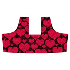 Valentines Day Hearts Pattern Love Red Men s Side Zip Front Pouch Ski And Snowboard Bib Pants	 from ArtsNow.com Front