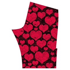 Valentines Day Hearts Pattern Love Red Men s Side Zip Front Pouch Ski And Snowboard Bib Pants	 from ArtsNow.com Back Right