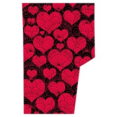 Valentines Day Hearts Pattern Love Red Men s Side Zip Front Pouch Ski And Snowboard Bib Pants	 from ArtsNow.com Back Left Centre