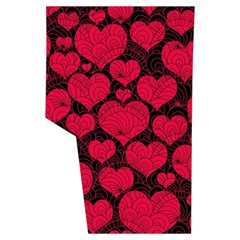 Valentines Day Hearts Pattern Love Red Men s Side Zip Front Pouch Ski And Snowboard Bib Pants	 from ArtsNow.com Back Right Center