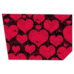 Valentines Day Hearts Pattern Love Red Men s Side Zip Front Pouch Ski And Snowboard Bib Pants	 from ArtsNow.com Loop Left