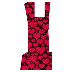 Valentines Day Hearts Pattern Love Red Men s Side Zip Front Pouch Ski And Snowboard Bib Pants	 from ArtsNow.com Front Bottom Left