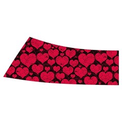 Valentines Day Hearts Pattern Love Red Men s Side Zip Front Pouch Ski And Snowboard Bib Pants	 from ArtsNow.com Waistband Back Right