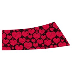 Valentines Day Hearts Pattern Love Red Men s Side Zip Front Pouch Ski And Snowboard Bib Pants	 from ArtsNow.com Waistband Back Left