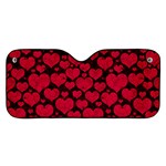 Valentines Day Hearts Pattern Love Red Car Windshield Sunshade