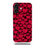 Valentines Day Hearts Pattern Love Red iPhone 16 TPU UV Print Case