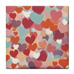 Valentines Day Hearts Romance Love Tile Coaster