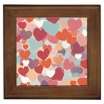 Valentines Day Hearts Romance Love Framed Tile