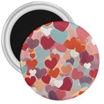 Valentines Day Hearts Romance Love 3  Magnets