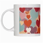 Valentines Day Hearts Romance Love White Mug