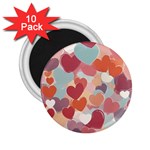 Valentines Day Hearts Romance Love 2.25  Magnets (10 pack) 