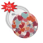 Valentines Day Hearts Romance Love 2.25  Buttons (100 pack) 