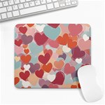 Valentines Day Hearts Romance Love Large Mousepad