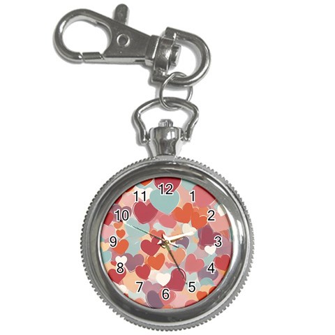 Valentines Day Hearts Romance Love Key Chain Watches from ArtsNow.com Front