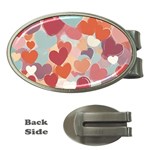 Valentines Day Hearts Romance Love Money Clips (Oval) 