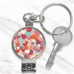 Valentines Day Hearts Romance Love Nail Clippers Key Chain