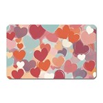 Valentines Day Hearts Romance Love Magnet (Rectangular)