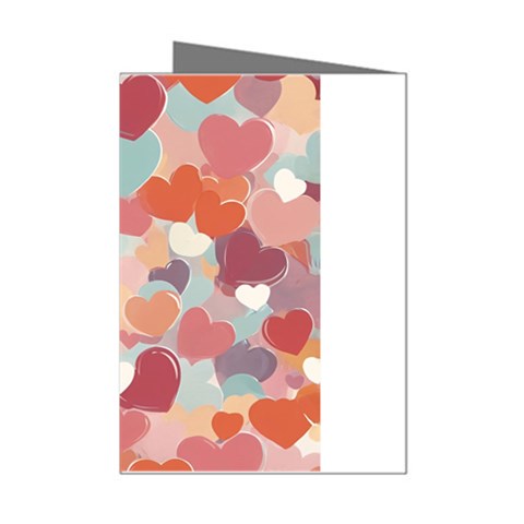 Valentines Day Hearts Romance Love Mini Greeting Cards (Pkg of 8) from ArtsNow.com Left