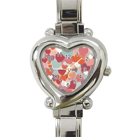 Valentines Day Hearts Romance Love Heart Italian Charm Watch from ArtsNow.com Front