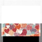 Valentines Day Hearts Romance Love Rectangular Jigsaw Puzzl