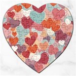 Valentines Day Hearts Romance Love Jigsaw Puzzle (Heart)