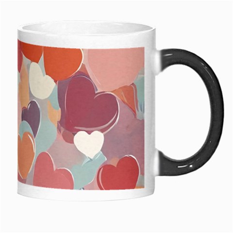 Valentines Day Hearts Romance Love Morph Mug from ArtsNow.com Right