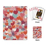 Valentines Day Hearts Romance Love Playing Cards Single Design (Rectangle)