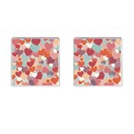 Valentines Day Hearts Romance Love Cufflinks (Square)