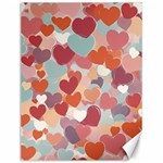 Valentines Day Hearts Romance Love Canvas 12  x 16 