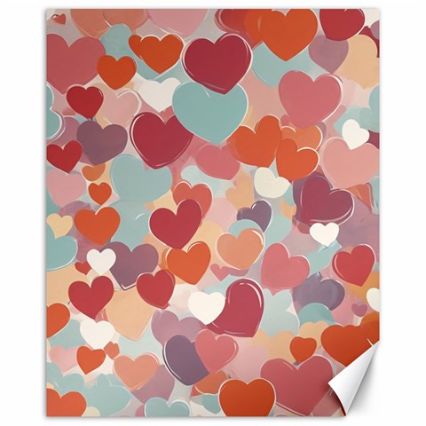 Valentines Day Hearts Romance Love Canvas 16  x 20  from ArtsNow.com 15.75 x19.29  Canvas - 1