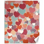 Valentines Day Hearts Romance Love Canvas 16  x 20 