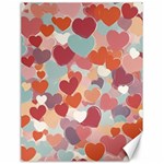 Valentines Day Hearts Romance Love Canvas 18  x 24 