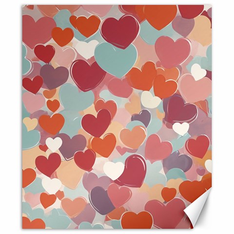 Valentines Day Hearts Romance Love Canvas 20  x 24  from ArtsNow.com 19.57 x23.15  Canvas - 1