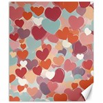 Valentines Day Hearts Romance Love Canvas 20  x 24 