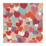 Valentines Day Hearts Romance Love Medium Glasses Cloth