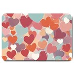 Valentines Day Hearts Romance Love Large Doormat