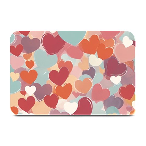 Valentines Day Hearts Romance Love Plate Mats from ArtsNow.com 18 x12  Plate Mat