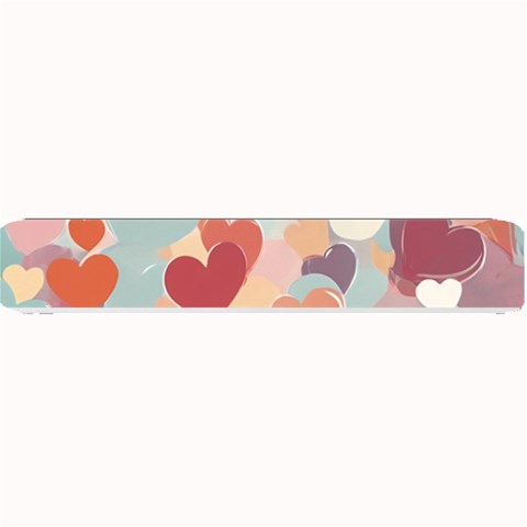 Valentines Day Hearts Romance Love Small Bar Mat from ArtsNow.com 24 x4  Bar Mat