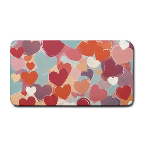 Valentines Day Hearts Romance Love Medium Bar Mat from ArtsNow.com 16 x8.5  Bar Mat